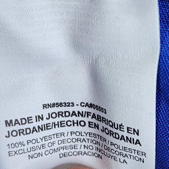 Men's Blue The Nike Tee Athletic Cut Shirt Long Sleeve Dri-Fit Spartan Logo XL - Picture 6 of 10